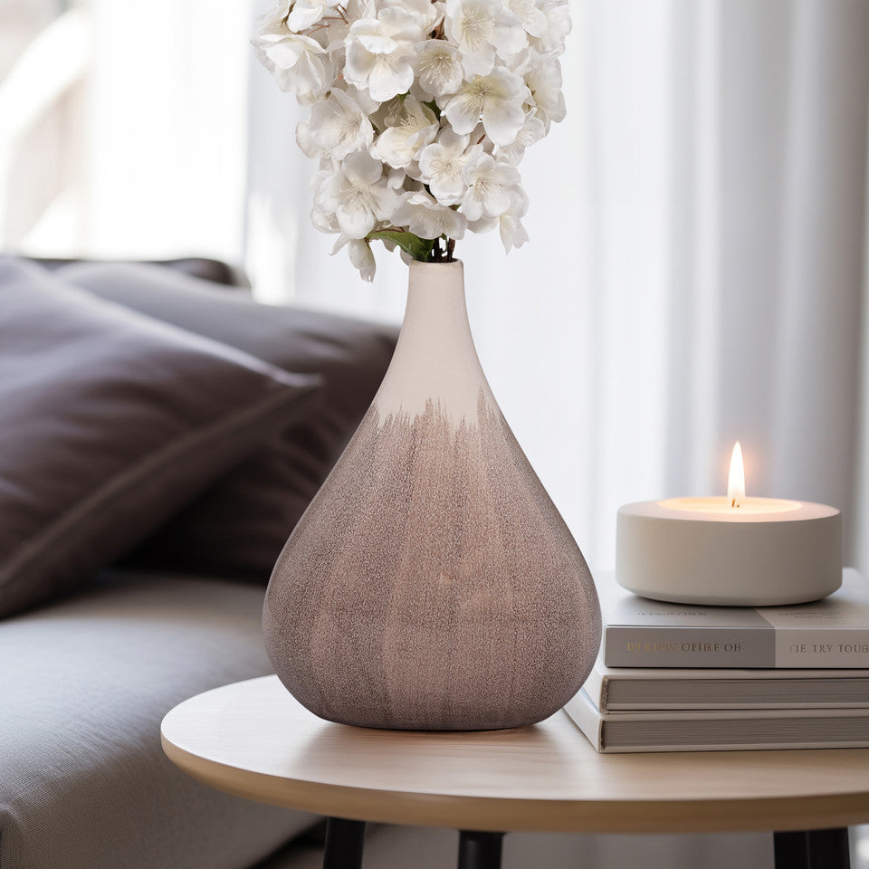 12" Stoneware Vase