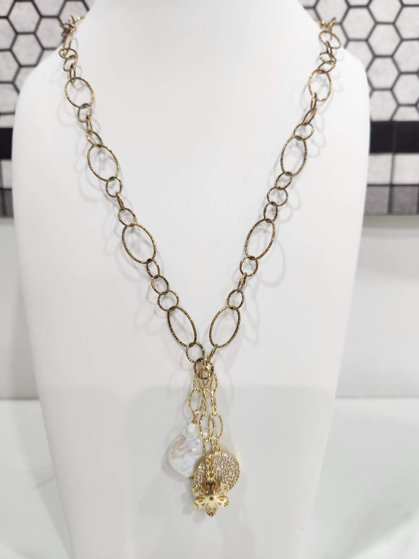 Coin Pearl Necklace