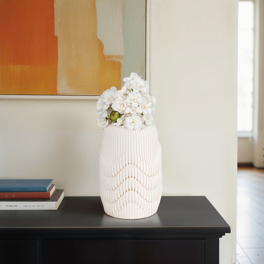 Ivory Porcelain Vase