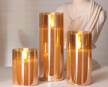 3x6 Champagne Glass Candle