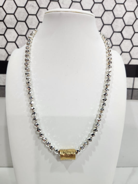 Silver Hematite Necklace