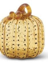 Med Speckled Glass Pumpkin