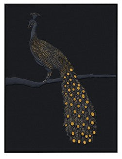 Handpainted Peacock