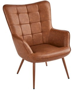 Faux Leather Chair