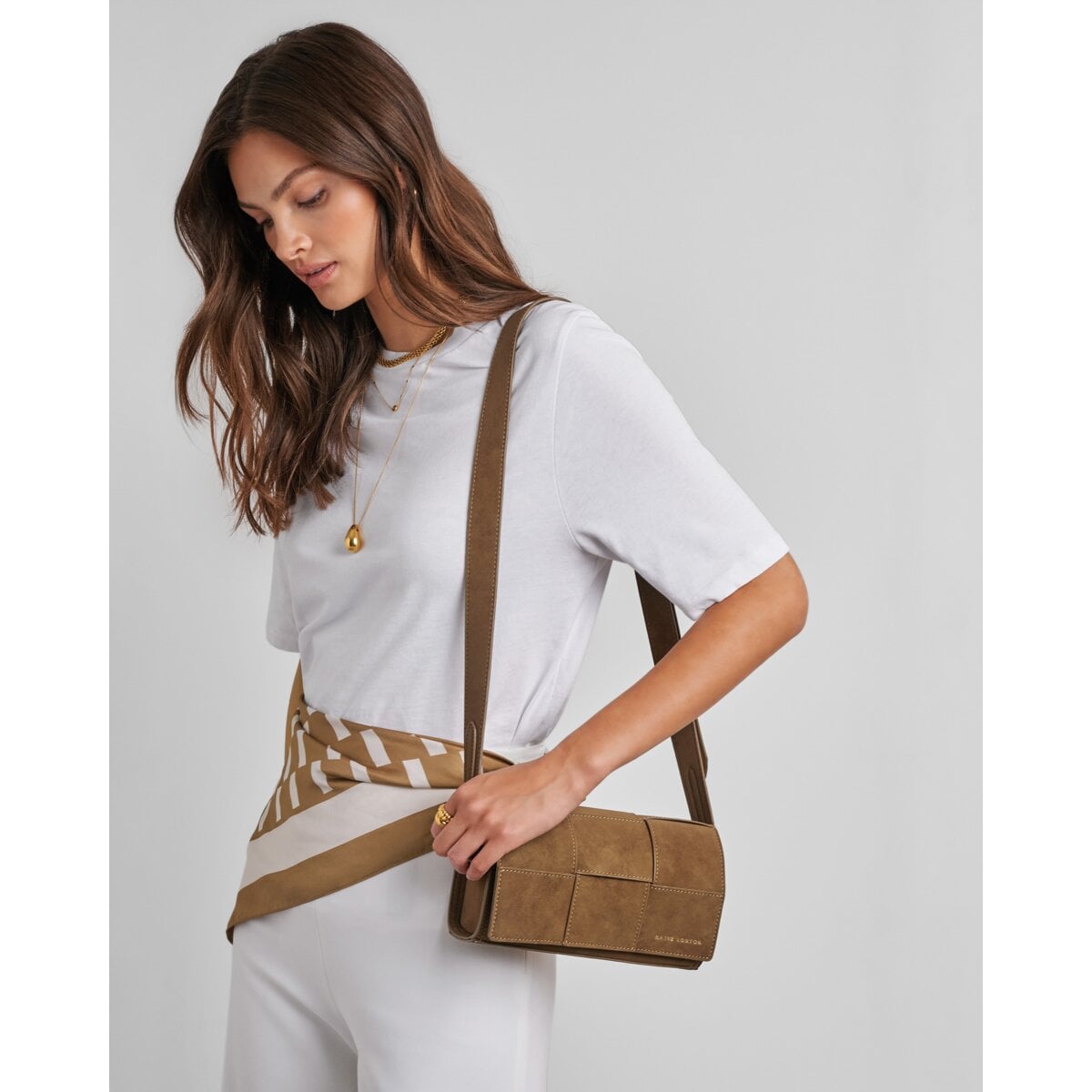 Katie Loxton Taya Suedette Crossbody
